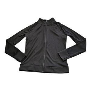 Champion Large (10-12) Black Long Sleeve Zip Up Jacket